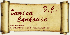 Danica Čanković vizit kartica